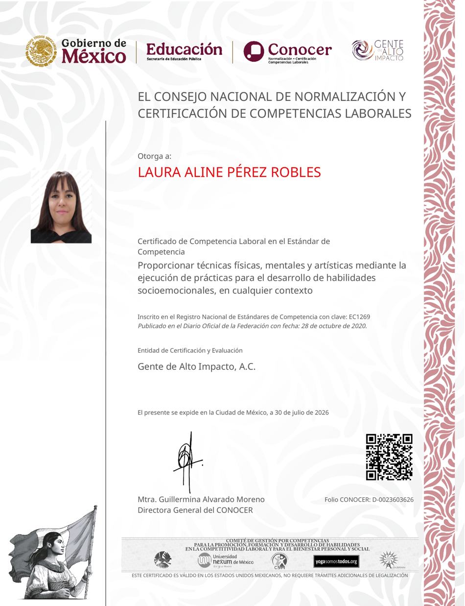 Diploma: EC1269 · Técnicas físicas, mentales y artísticas para el desarrollo de habilidades socioemocionales